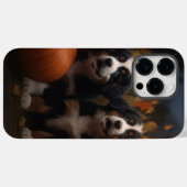 Berner Mountain Puppy Herfst Delight Pompoen Case-Mate iPhone Case (Achterkant (horizontaal))