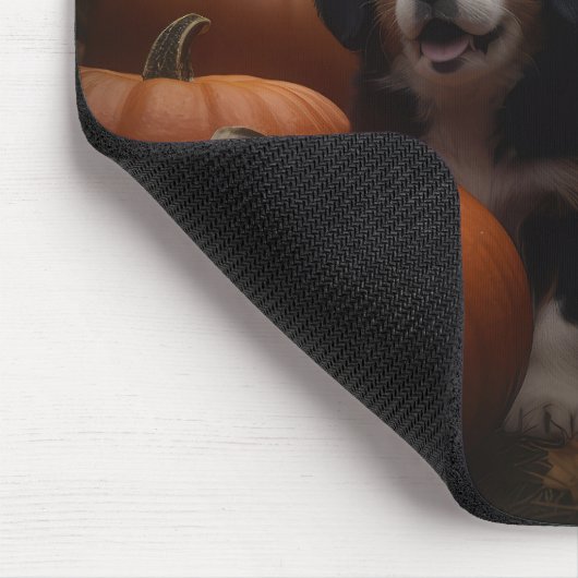 Berner Mountain Puppy Herfst Delight Pompoen Muismat (Hoek)