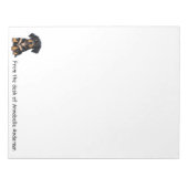 Berner Mountain Puppy Personaliseren Notitieblok (Voorkant)