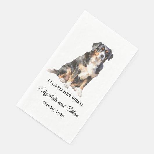 Berner Mountain Wedding Servet (Hoek)