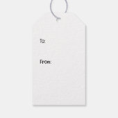 Berner mountainbike in de bergen cadeaulabel (Achterkant)