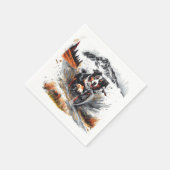 Berner mountainbike in de bergen servet (Hoek)