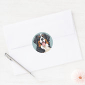 Berner Mountin Dog Sticker (Envelop)