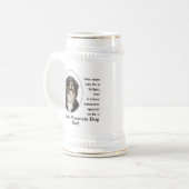 Berner Mt. Hond Pa Stein Bierpul (Voorkant links)