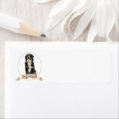 Berner Mt. Hond retour adres label (Insitu)