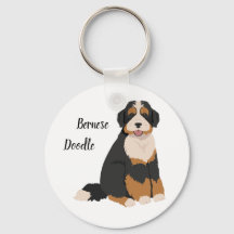 Berner Poedel mix, Bernedoodle Kerst Ornament