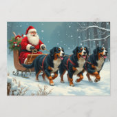 Berner Sennen Christmas Kaart (Voorkant)