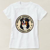 Berner Sennen 'Club - Alleen leden' T-shirt (Design voorkant)