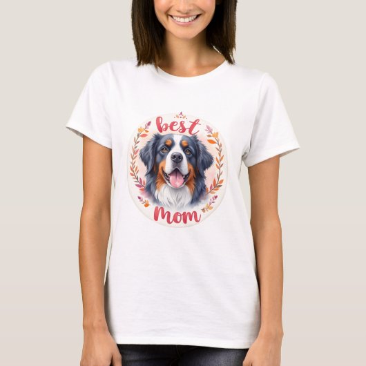 Berner Sennen voor 'Best Mom' T-shirt (Voorkant)