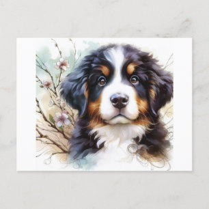 Berner Sennenhond AI Puppy Briefkaart