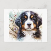 Berner Sennenhond AI Puppy Briefkaart (Voorkant)
