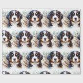 Berner Sennenhond AI Puppy Cadeaupapier (Vlak)