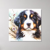 Berner Sennenhond AI Puppy Canvas Afdruk (Voorkant)