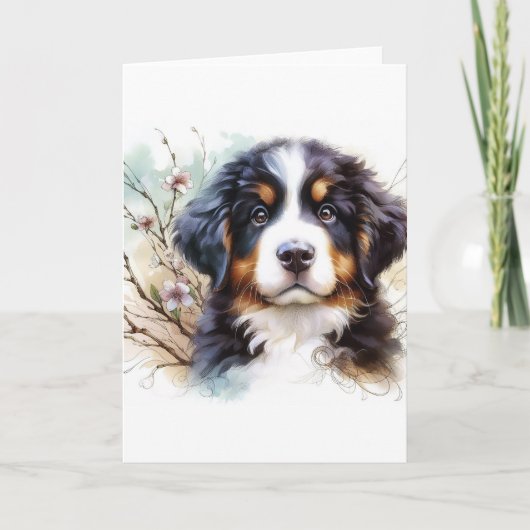 Berner Sennenhond AI Puppy Kaart (Voorkant)