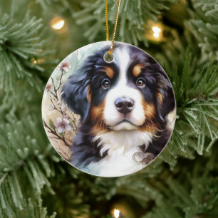 Berner Sennenhond AI Puppy Keramisch Ornament