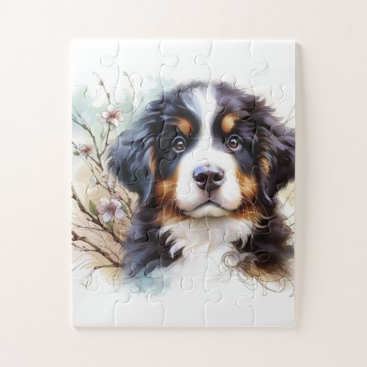 Berner Sennenhond AI Puppy Legpuzzel (Verticaal)