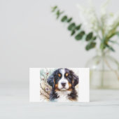 Berner Sennenhond AI Puppy Visitekaartje (Staand voorkant)