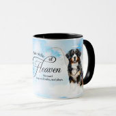 Berner Sennenhond Angel Custom Pet Memorial Mok (Voorkant rechts)