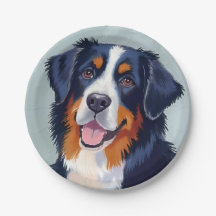 Berner Sennenhond | Aquarel Schilderij