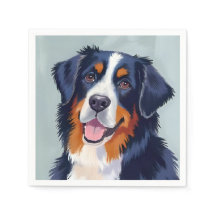 Berner Sennenhond | Aquarel Schilderij