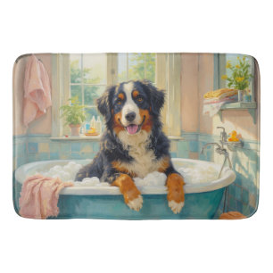 Berner Sennenhond badtijd gezellig badkamer decor Badmat