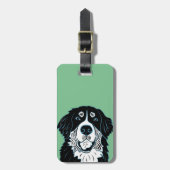 Berner Sennenhond Bagagelabel (Voorkant verticaal)