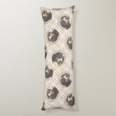 Berner Sennenhond Berner Schilderen Schattigee Pet Lichaamskussen (Achterkant (Verticaal))