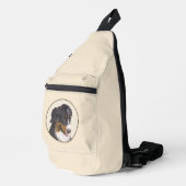 Berner Sennenhond Berner Schilderen Schattigee Pet Sling Bag (Rechterhoek)