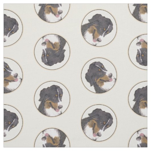 Berner Sennenhond Berner Schilderen Schattigee Pet Stof (Swatch)