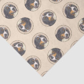 Berner Sennenhond Berner Schilderen Schattigee Pet Tissuepapier (Detail)