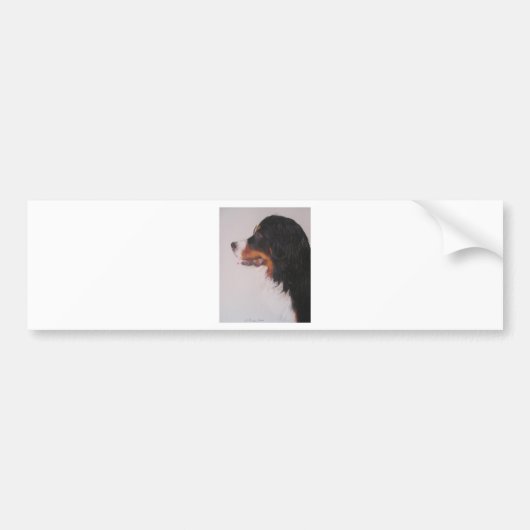 Berner Sennenhond Bumpersticker (Voorkant)