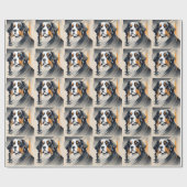 Berner Sennenhond Cadeaupapier (Vlak)