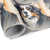 Berner Sennenhond Cadeaupapier (Rol Hoek)