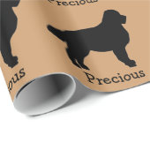 Berner Sennenhond Custom Wrapping Paper Cadeaupapier (Rol Hoek)