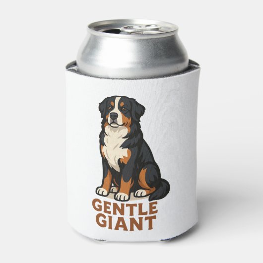 Berner Sennenhond Gentle Giant. Blikjeskoeler (Blikje Voorkant)