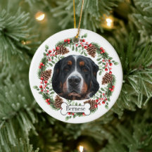 Berner Sennenhond Gepersonaliseerd Ornament voor h