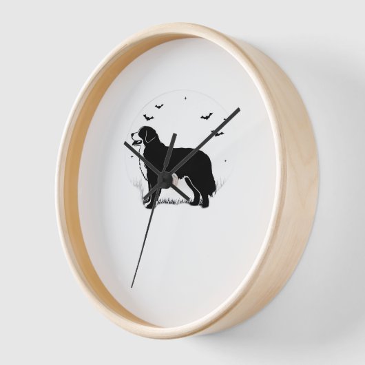 Berner Sennenhond – Halloween Moon Silhouette O (Hoek)