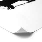 Berner Sennenhond – Halloween Moon Silhouette O Poster (Hoek)