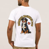 Berner Sennenhond - Het Alpenmetgezel T-shirt (Achterkant)