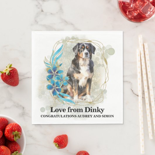 Berner Sennenhond Ik doe ook servetten (Insitu)