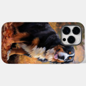 Berner Sennenhond in herfst Bladeren vallen inspir Case-Mate iPhone Case (Achterkant (horizontaal))