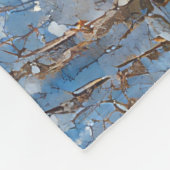 Berner Sennenhond in Sledge Kerstmis Fleece Deken (Hoek)