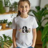 Berner Sennenhond in Wildflowers T-shirt