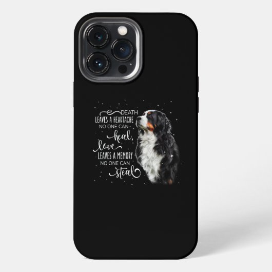 Berner Sennenhond iPhone Hoesje (Achterkant)