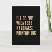 Berner Sennenhond Kaart (Voorkant)