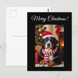 Berner Sennenhond Kerst Briefkaart