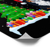 Berner Sennenhond Kerstboomlampjes Xmas Do Poster (Hoek)