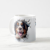 Berner Sennenhond Koffiemok (Voorkant links)