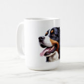 Berner Sennenhond Koffiemok (Voorkant links)
