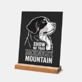 Berner Sennenhond Laat Me Jouw Acryl Bord (Hoek)